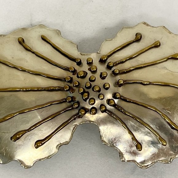 Vintage Gold Floral Belt Buckle - Picture 4 of 8